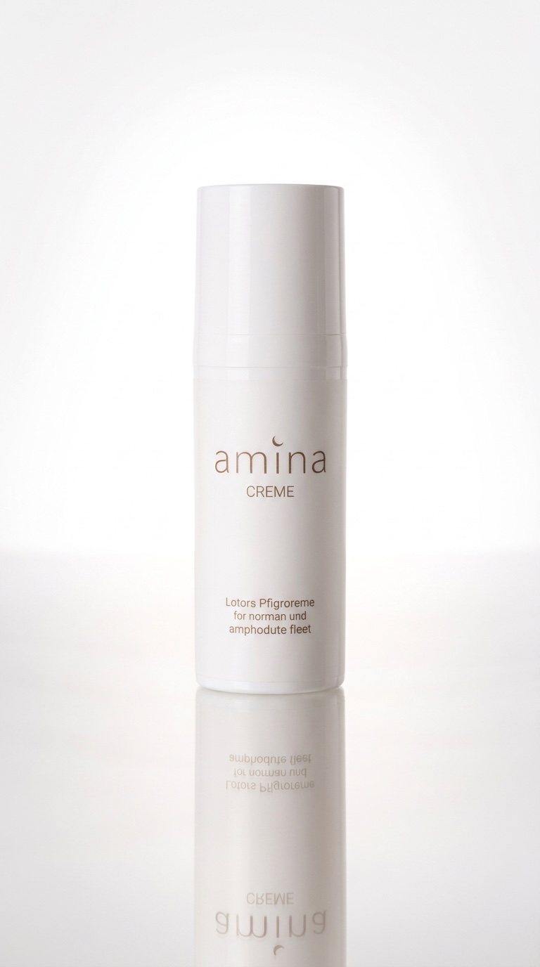 amina Creme in weißer Verpackung